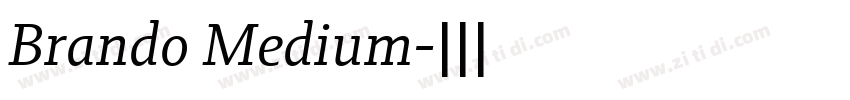 Brando Medium字体转换